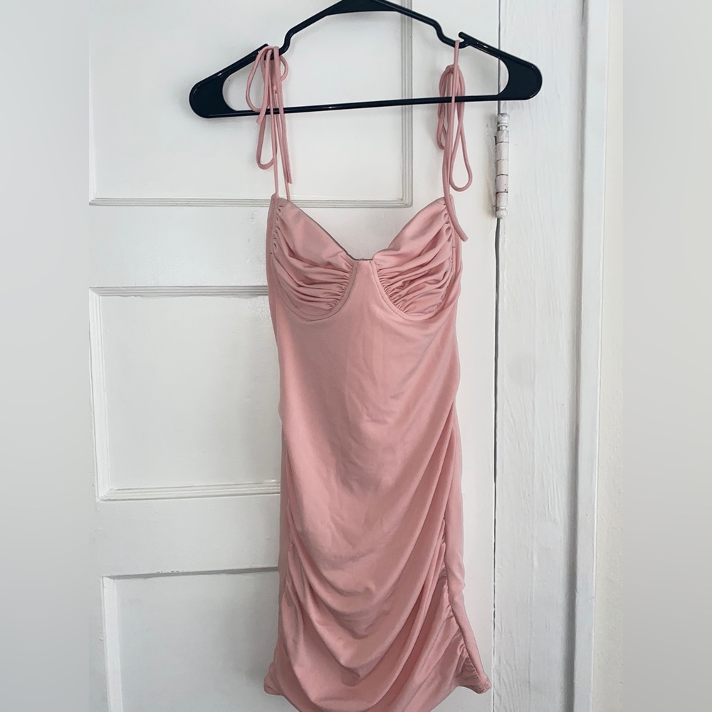 Lucy in the sky pink mini dress